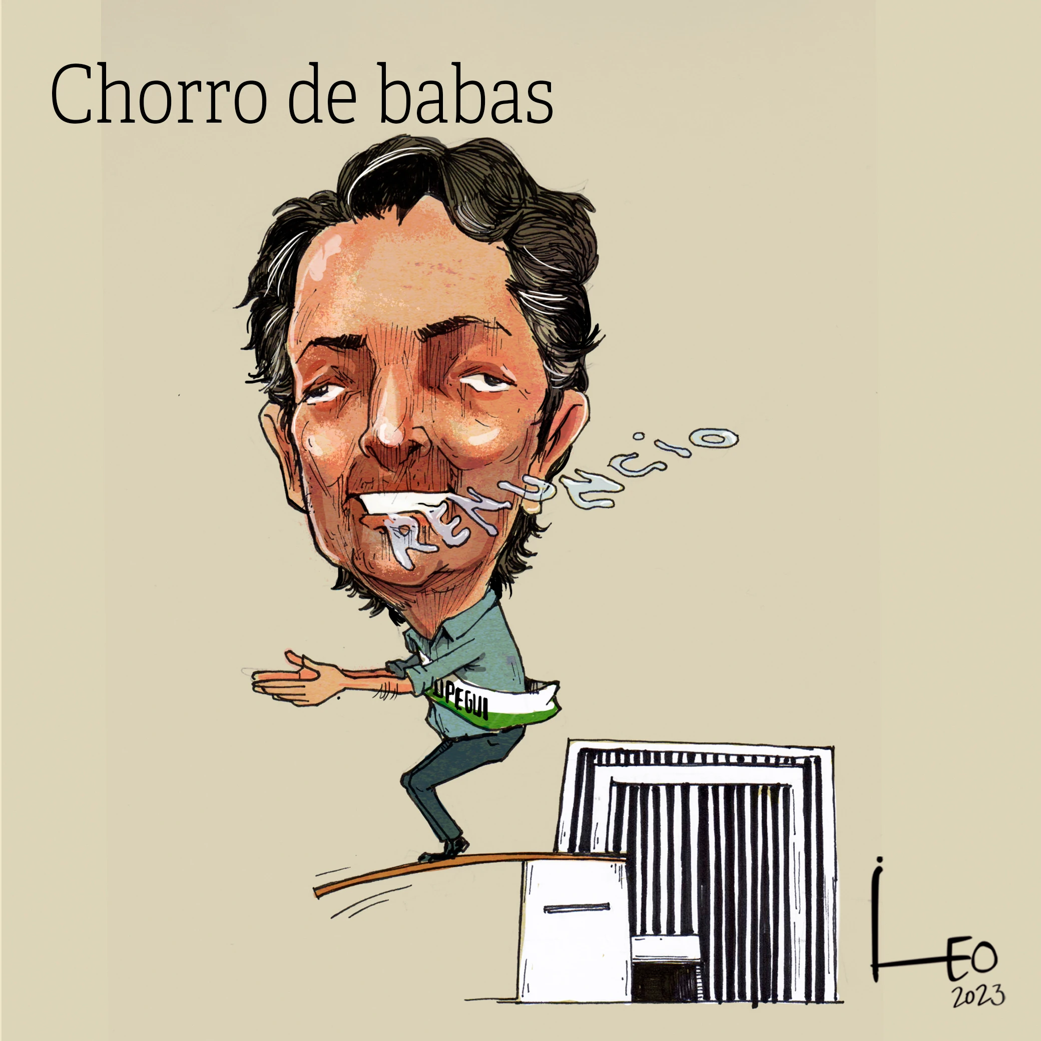 chorro de babas