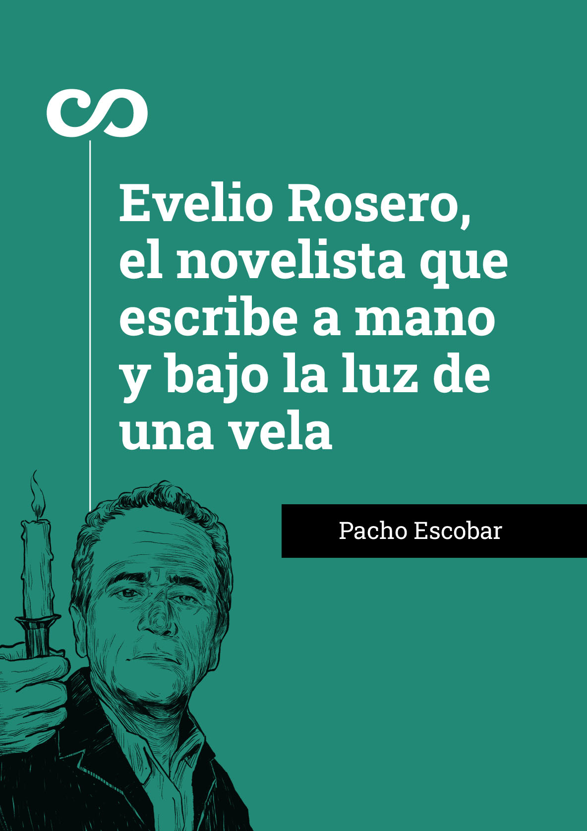 Evelio Rosero, el novelista que escribe a mano y bajo la luz de una vela