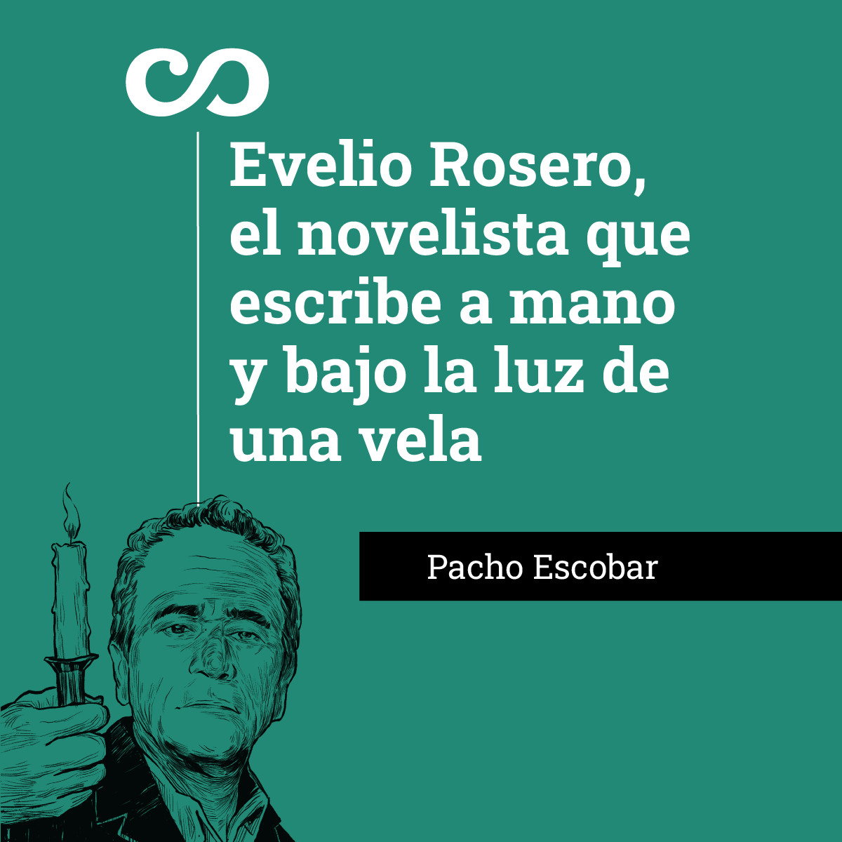 Evelio Rosero, el novelista que escribe a mano y bajo la luz de una vela