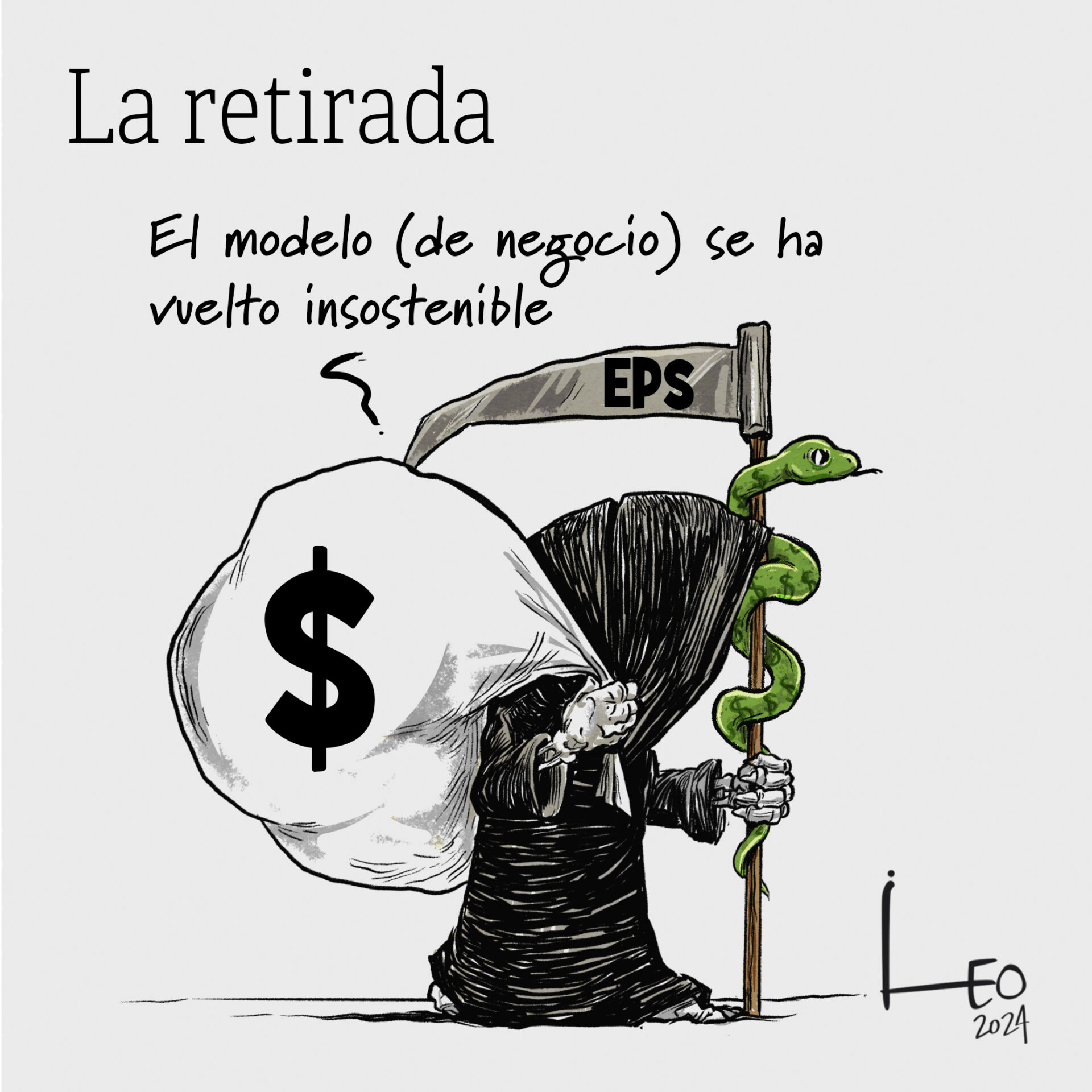 la retirada