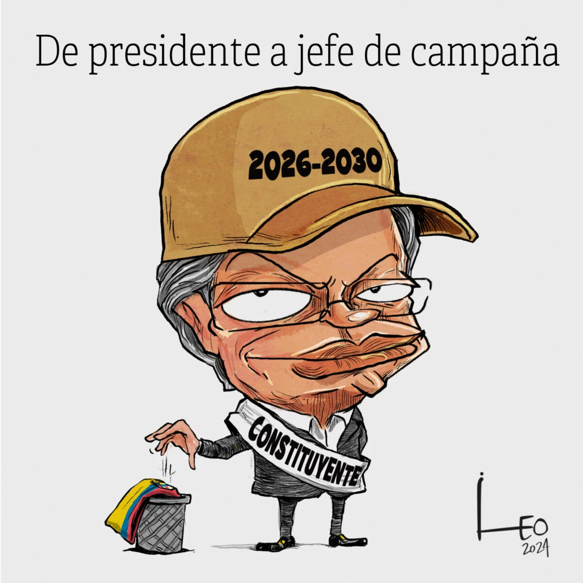 De presidente a jefe de campaña