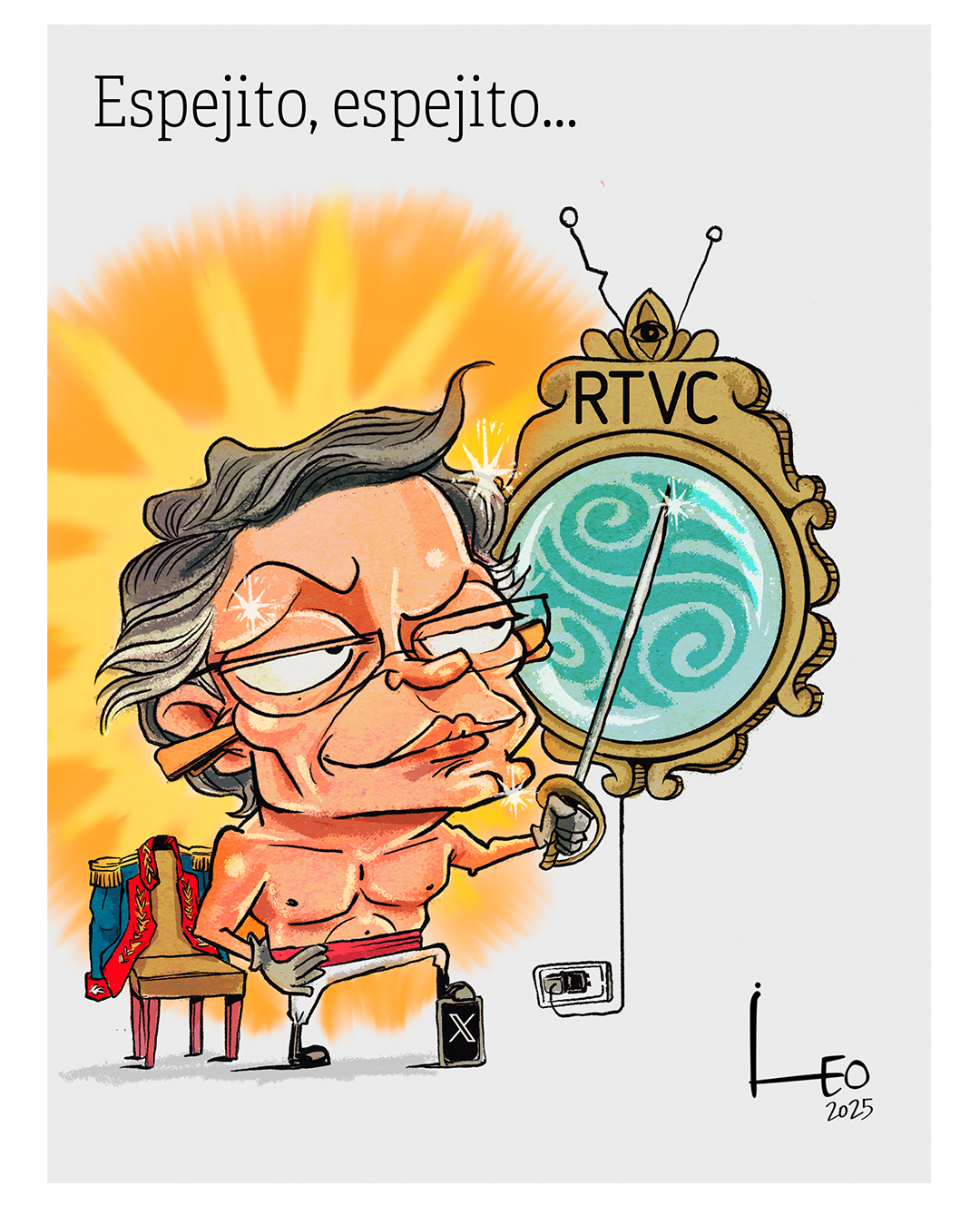 Espejito, espejito, RTVC Y Petro