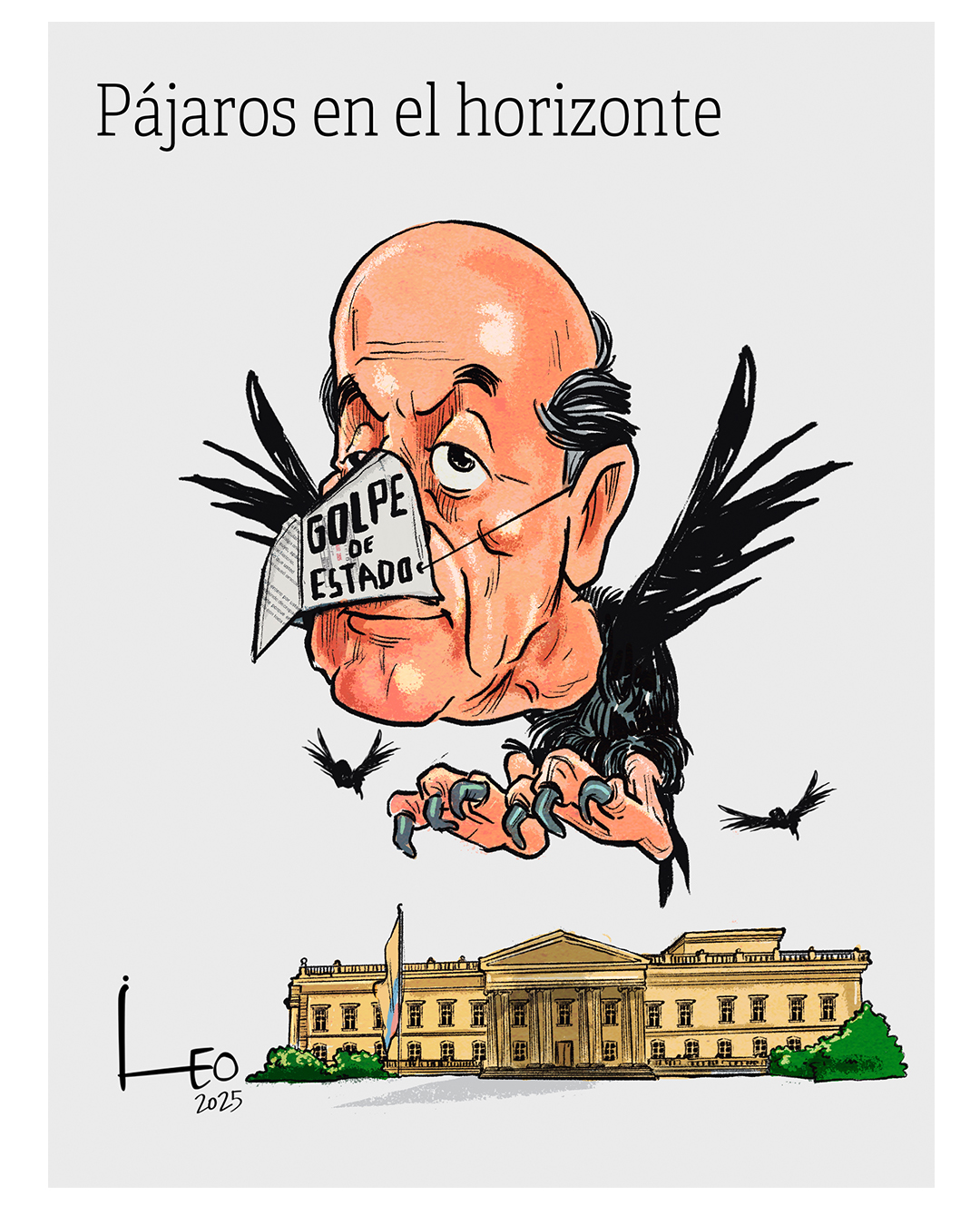Álvaro Leyva, golpe de Estado