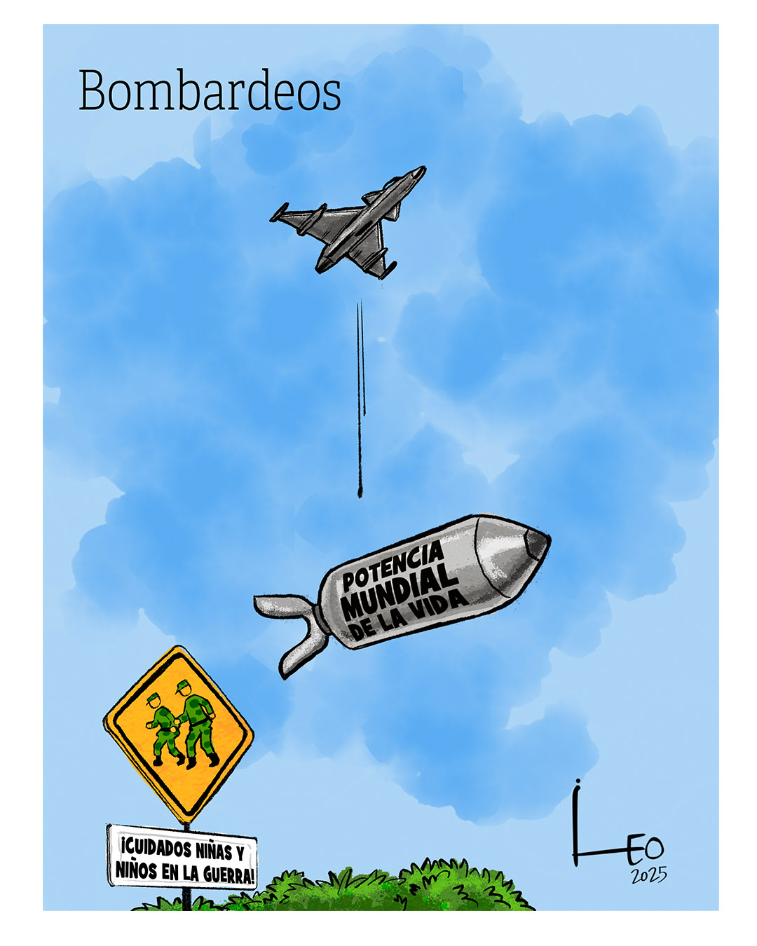 Bombardeos - Menores en la guerra