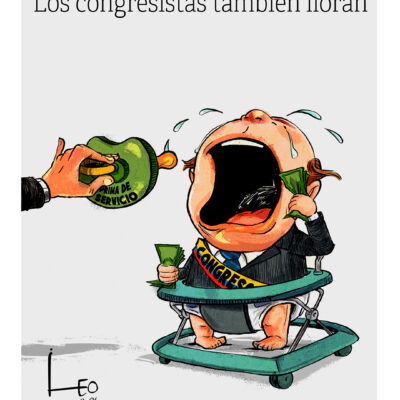Los congresistas también lloran