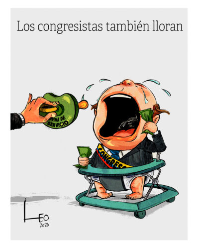 Los congresistas también lloran