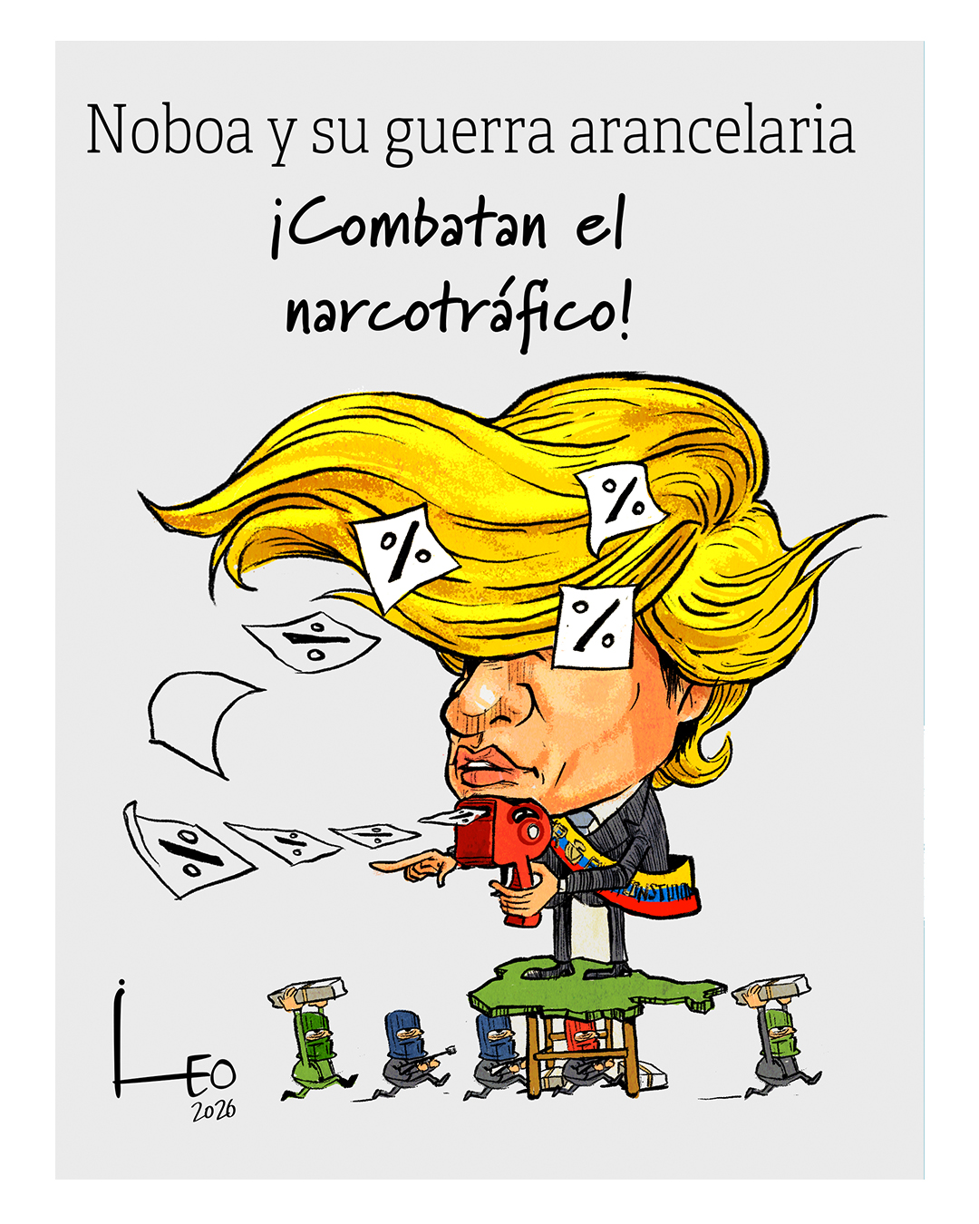 Noboa y su guerra arancelaria