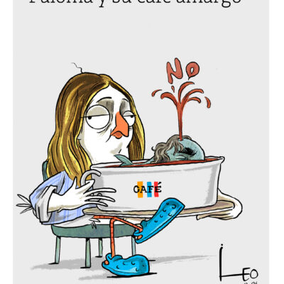 Paloma y su café amargo