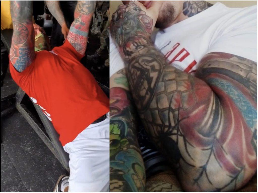 Comparación de tatuajes en los brazos