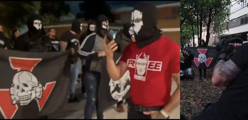 Banderas asociadas con Blood & Honour y Combat 18