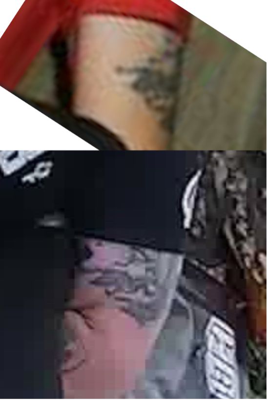 Comparación de un tatuaje en el bíceps