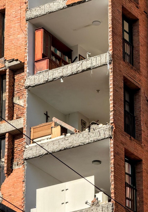 Edificio desalojado al sur de Cali