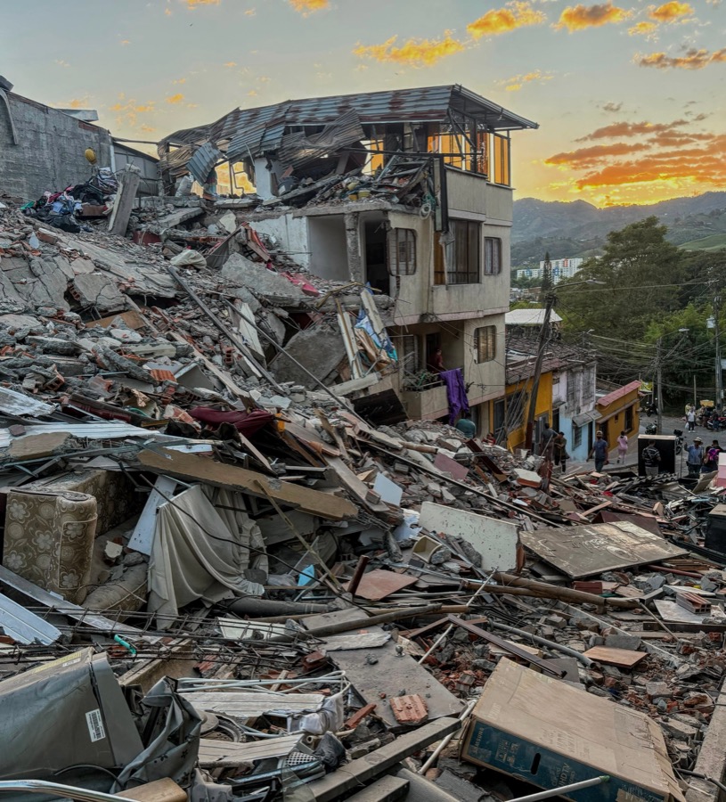 Dosquebradas once horas después del sismo