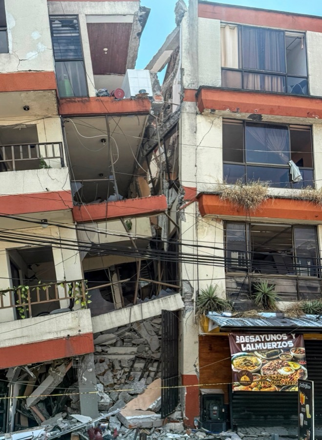 Primer piso sepultado sin sobrevivientes