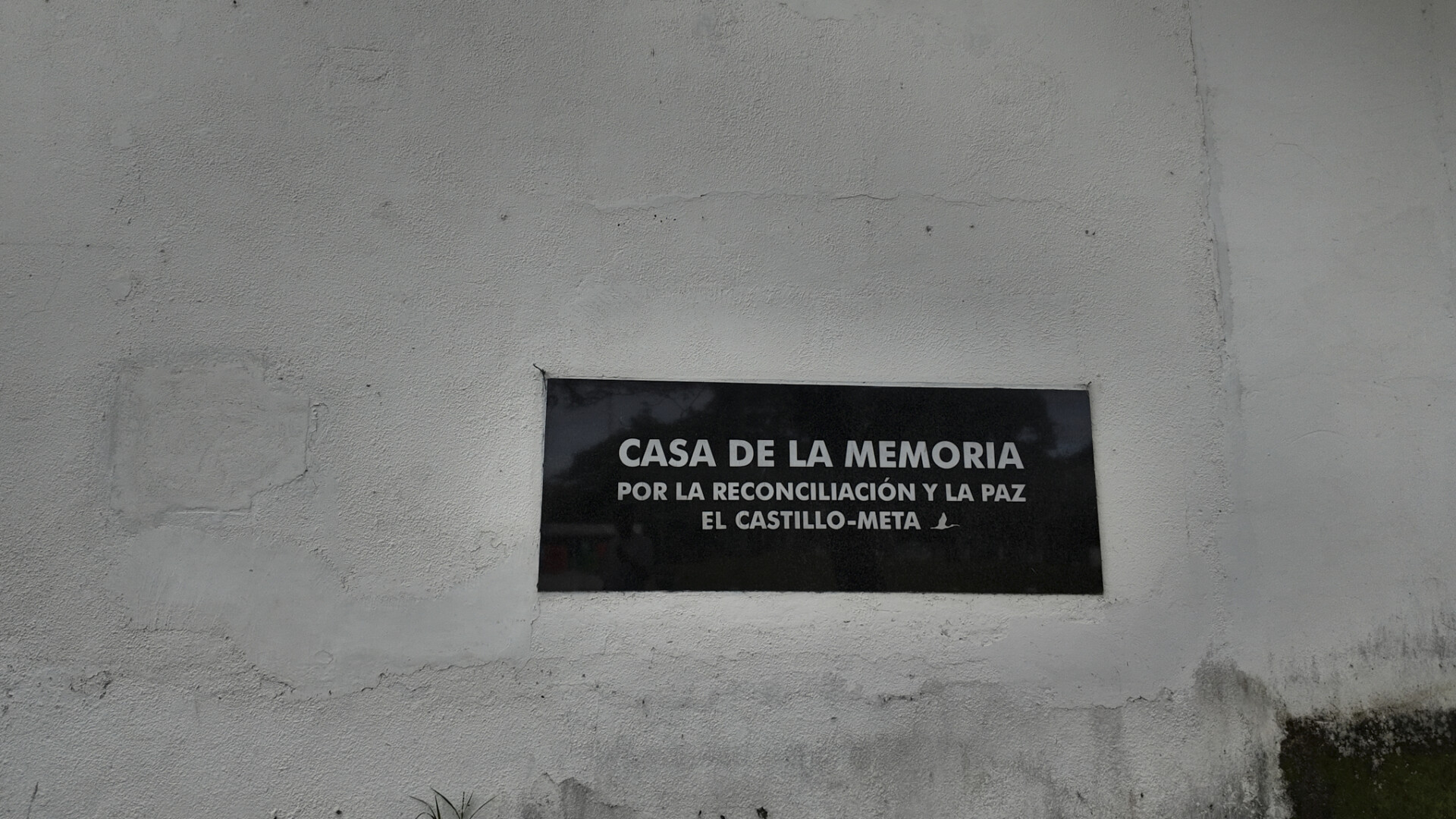 Entrada a la Casa de la Memoria de El Castillo, Meta